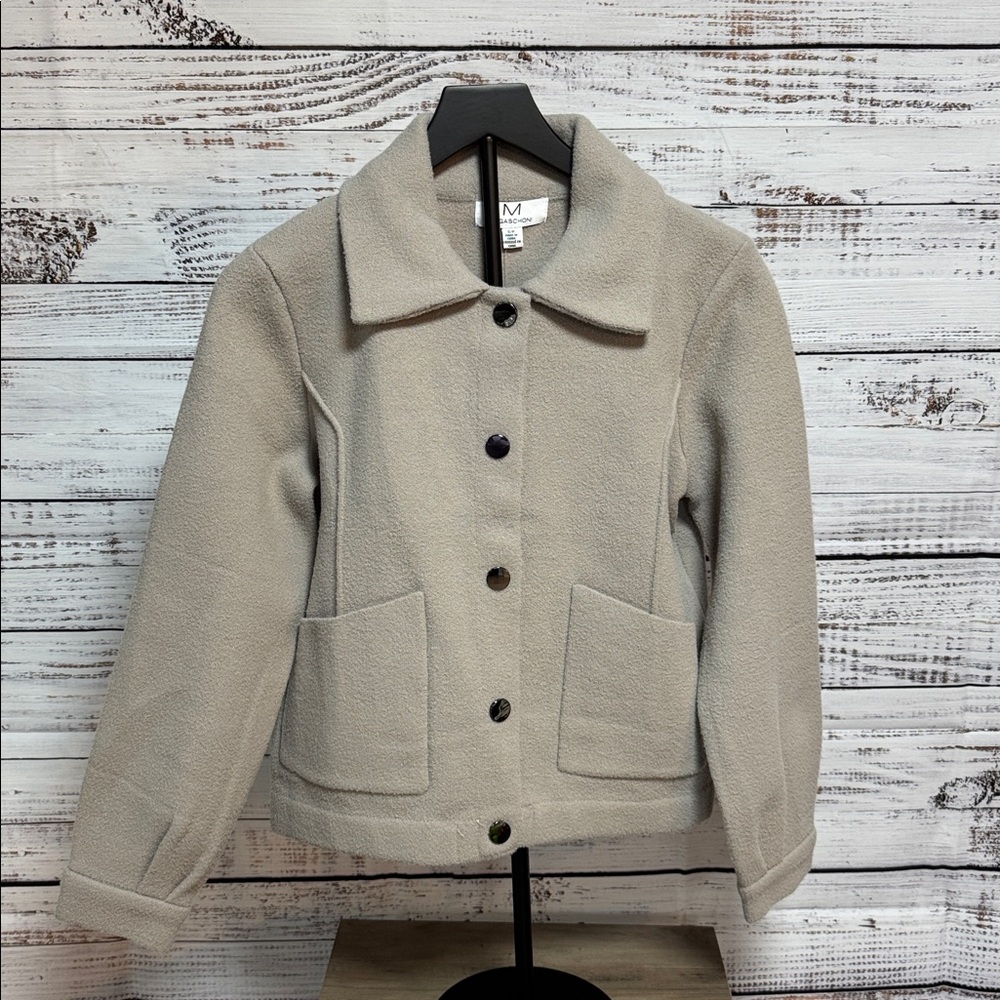NWT Magaschoni Taupe Jacket - Picture 2 of 9
